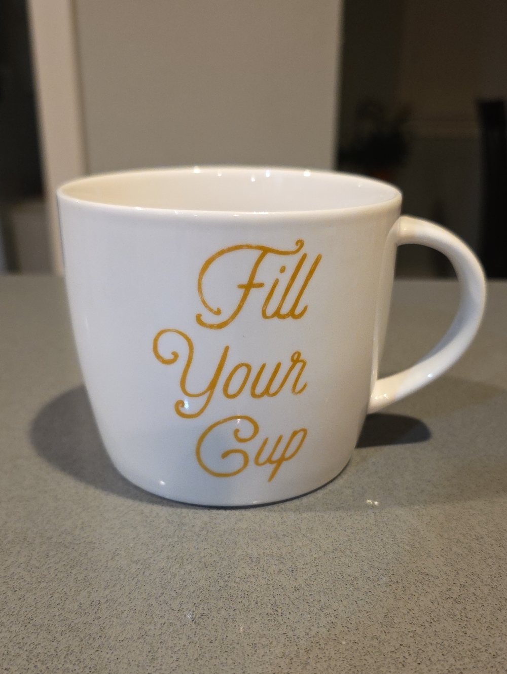 Large Starbucks Ceramic 'Fill Your Cup' Mug
